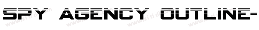 Spy Agency Outline字体转换